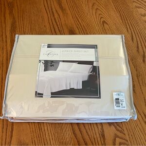 Charisma 4-piece King Cream Bedding Sheets